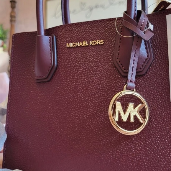 Michael Kors The Mercer Crossbody Bag Pebbled Leather New Without Tags - Picture 11 of 14